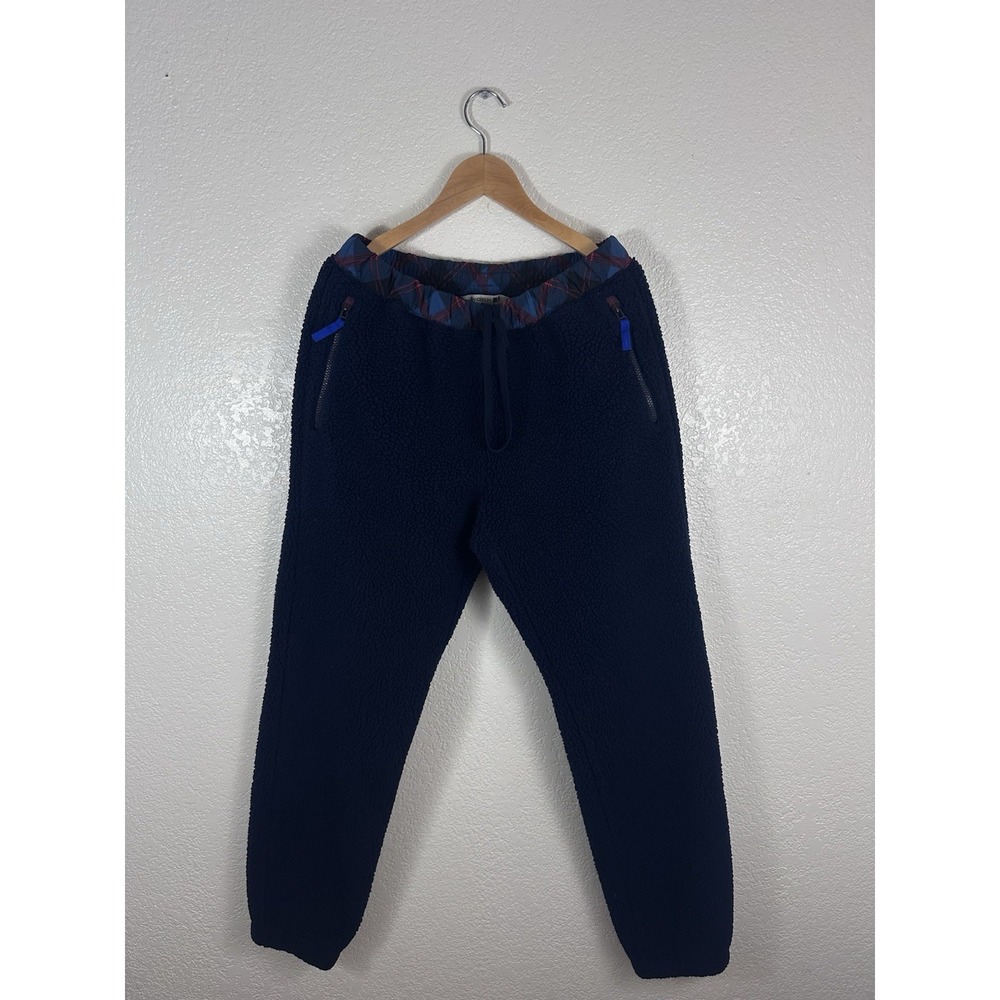 JW Anderson x Uniqlo Navy Sherpa Fleece Jogger Pants Men's Medium